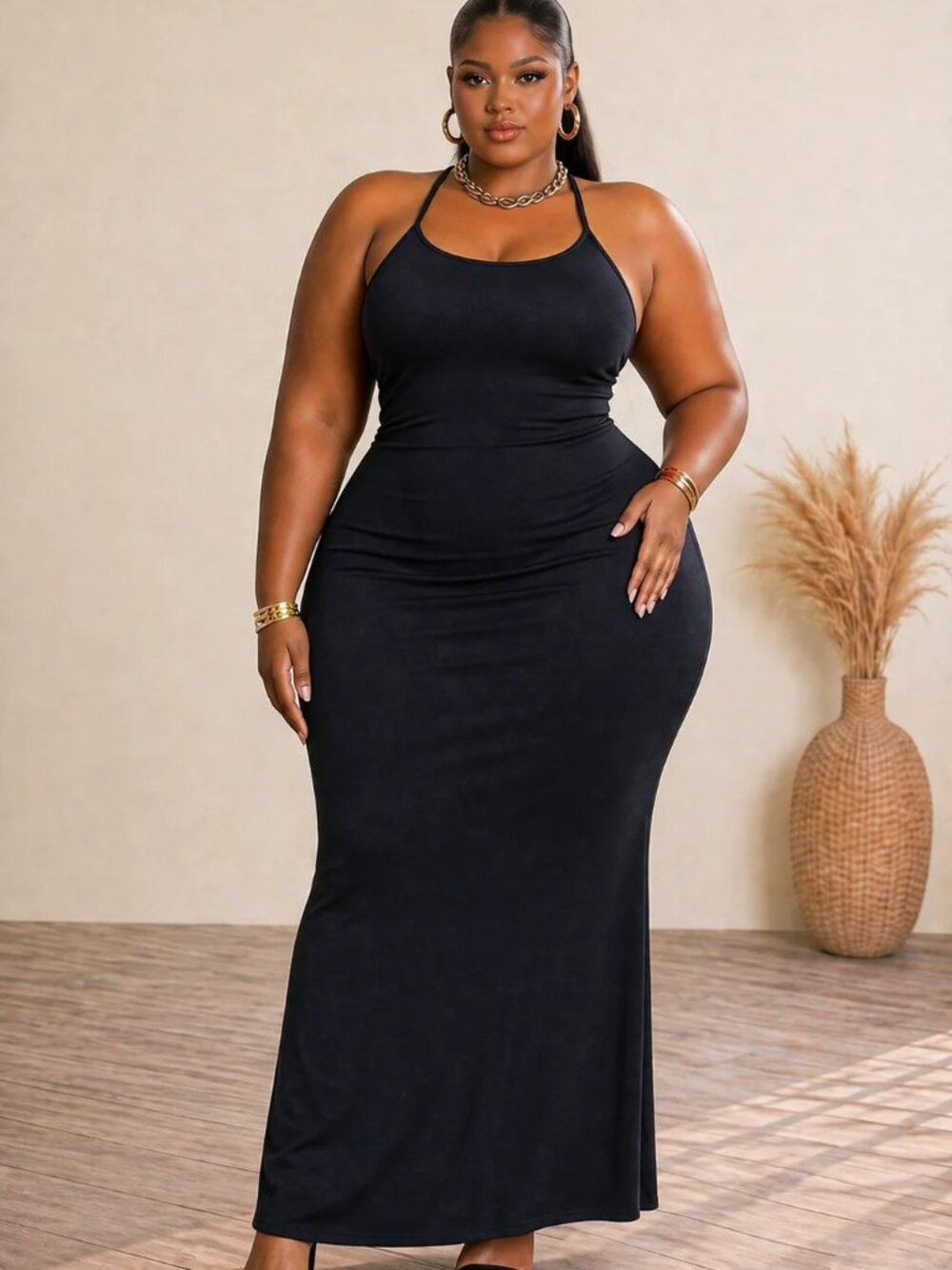 The Luxe Curve Midi (Plus Size )